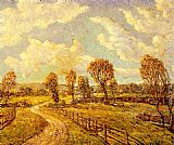 Ernest Lawson Famous Paintings - New England Lanscape